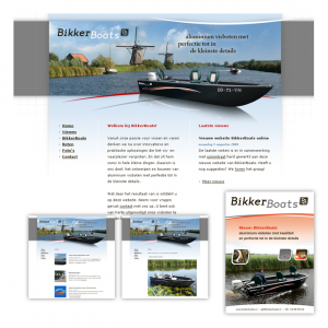 Website en advertenties BikkerBoats