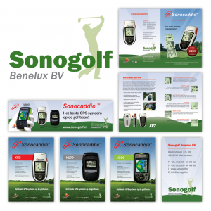 Huisstijl, drukwerk en advertenties Sonogolf